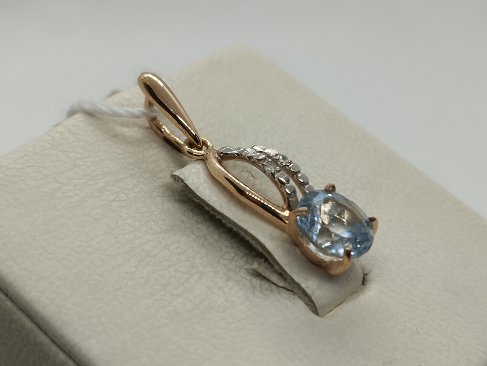 ПОДВЕСКА КРЕСТ БЕЗ КАМНЯ (Au 585)