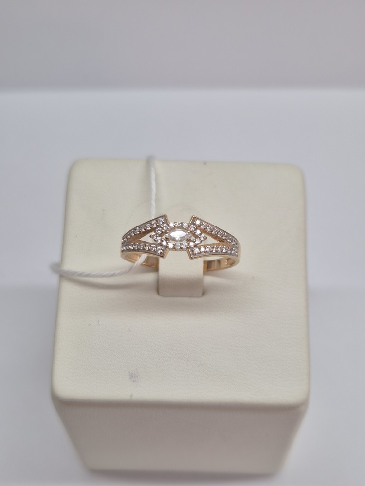 КОЛКМИ585 КОЛЬЦО С КАМНЯМИ (Au 585)