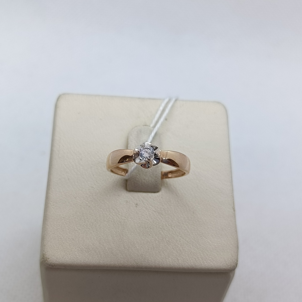 КОЛЬЦО С КАМНЕМ (Au 585)