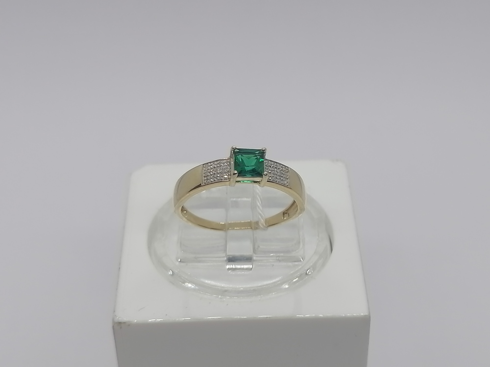 КОЛКМИ585 КОЛЬЦО С КАМНЯМИ (Au 585)