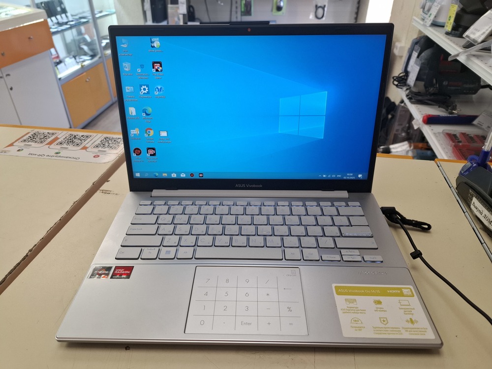 Ноутбук ASUS Vivobook GO 14/15; Ryzen 3 7320, AMD Radeon (TM) Graphics, 8 Гб, 240 Гб, Нет