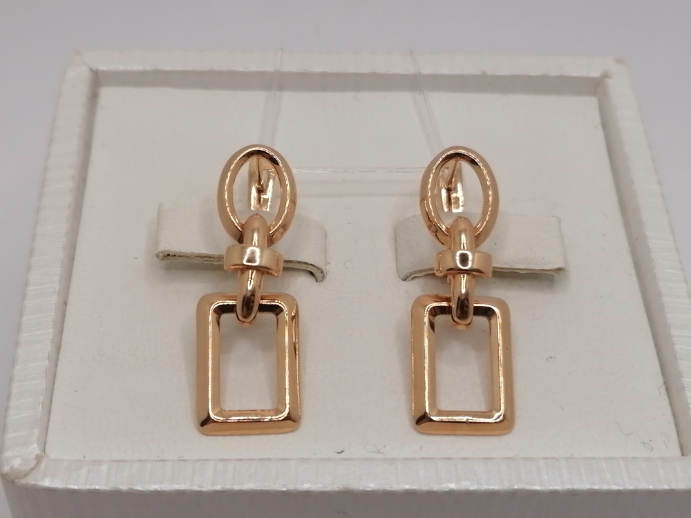 СЕРЬГИ БЕЗ КАМНЯ (Au 585)