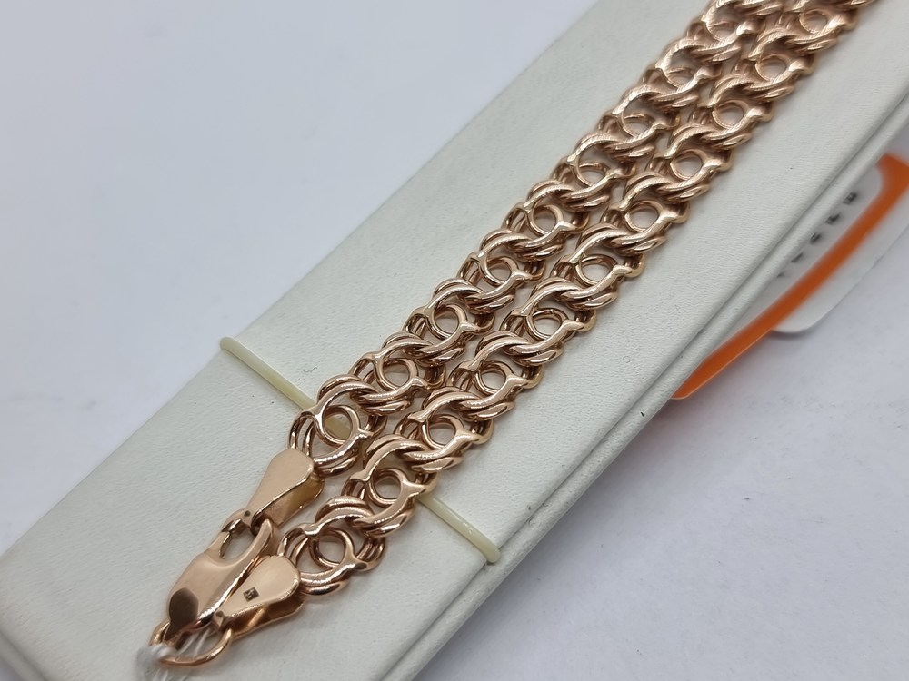 ЦЕПЬ ПОЛНОВЕСНАЯ Бисмарк арабский (Au 585)