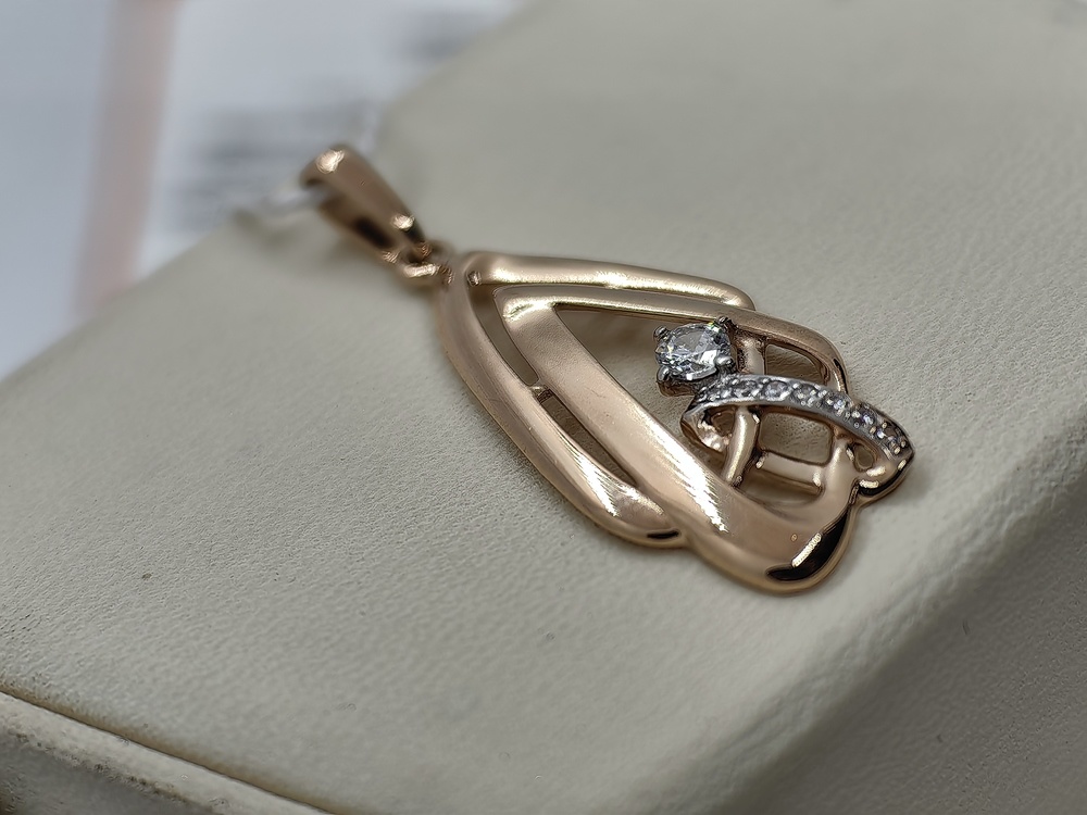 ПОДВЕСКА С КАМНЯМИ (Au 585)