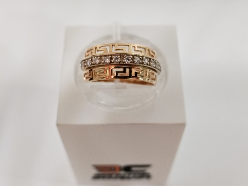 КОЛКМИ585 КОЛЬЦО С КАМНЯМИ (Au 585)
