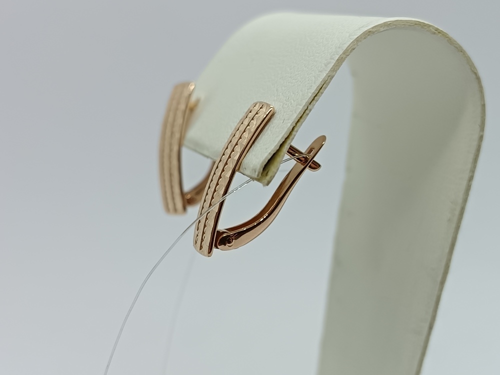 СЕРЬГИ БЕЗ КАМНЯ (Au 585)