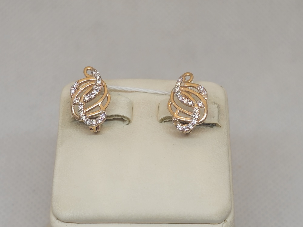 СЕРЬГИ С КАМНЯМИ (Au 585)