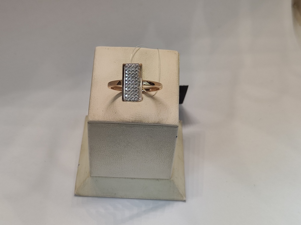 КОЛЬЦО С КАМНЯМИ (Au 585)