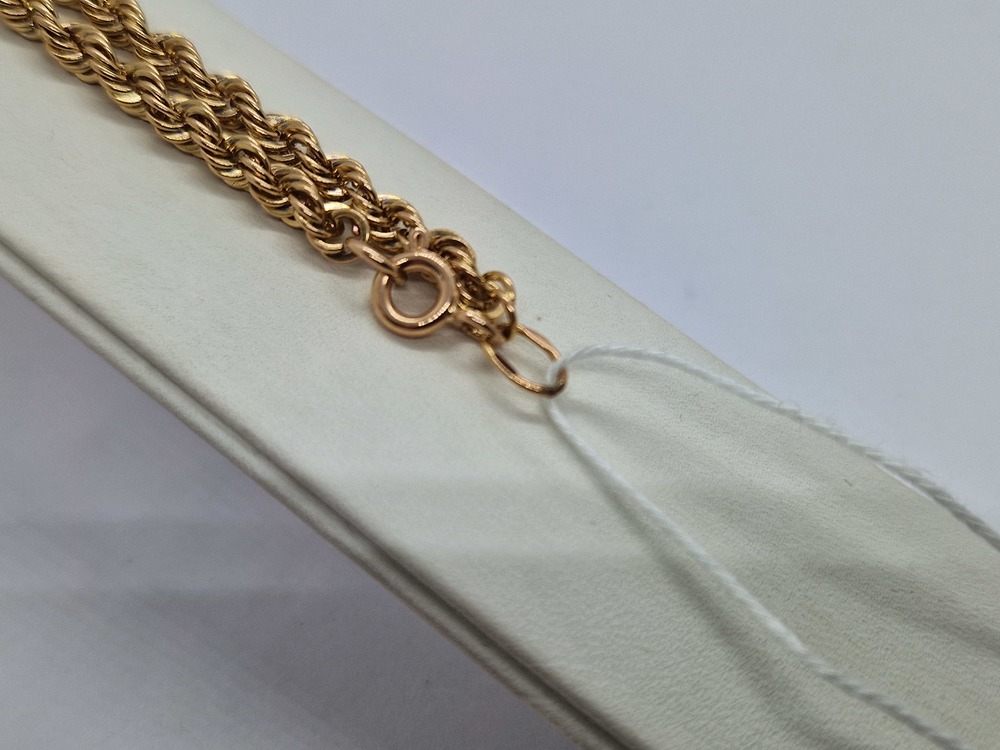 ЦЛВР585 ЦЕПЬ ПОЛНОВЕСНАЯ Веревка (Au 585)