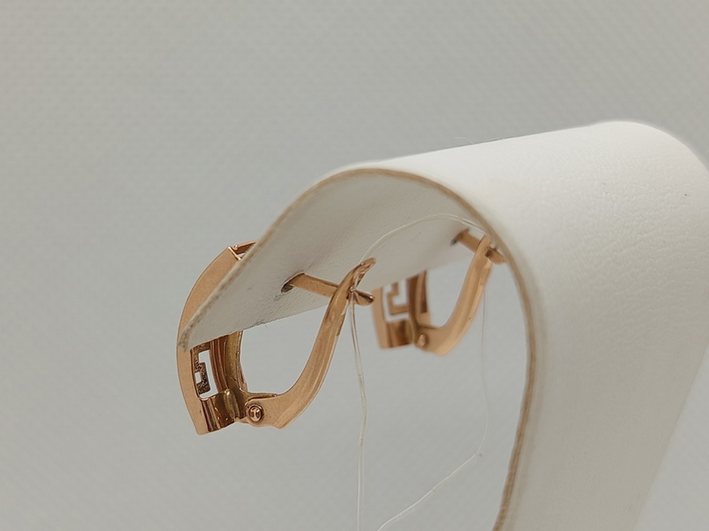 СЕРЬГИ БЕЗ КАМНЯ (Au 585)