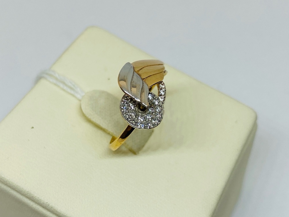 КОЛКМИ585 КОЛЬЦО С КАМНЯМИ (Au 585)