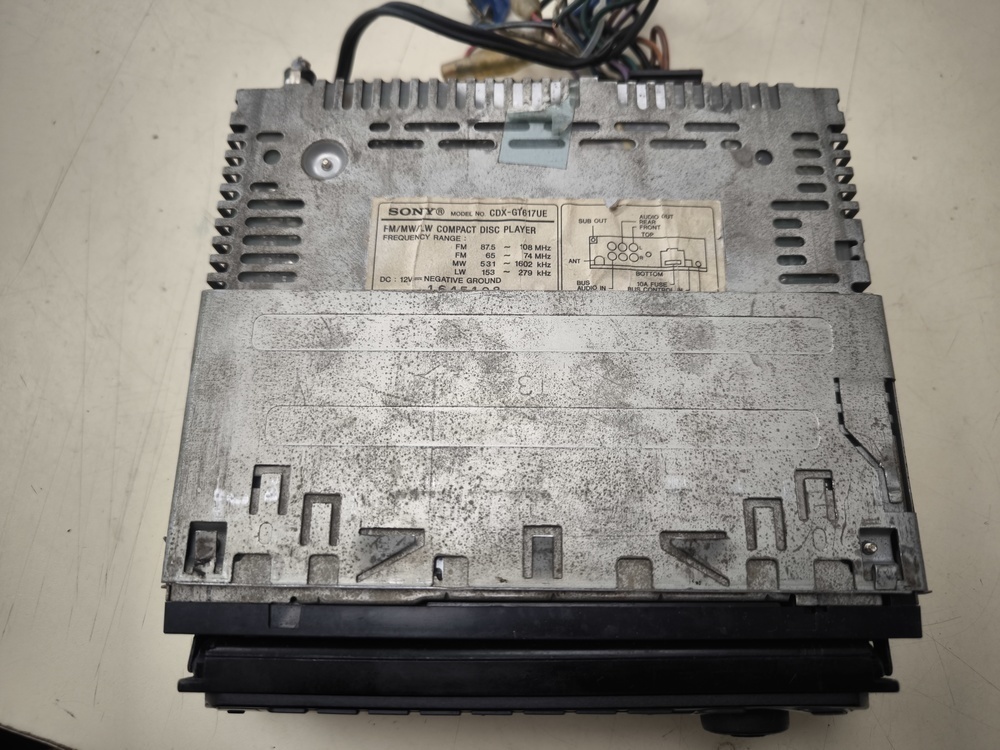 МАГНИТОЛА SONY CDX-GGT617UE