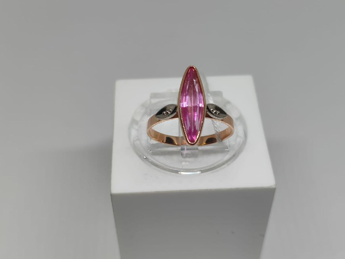 КОЛКМ583 КОЛЬЦО С КАМНЕМ (Au 583)