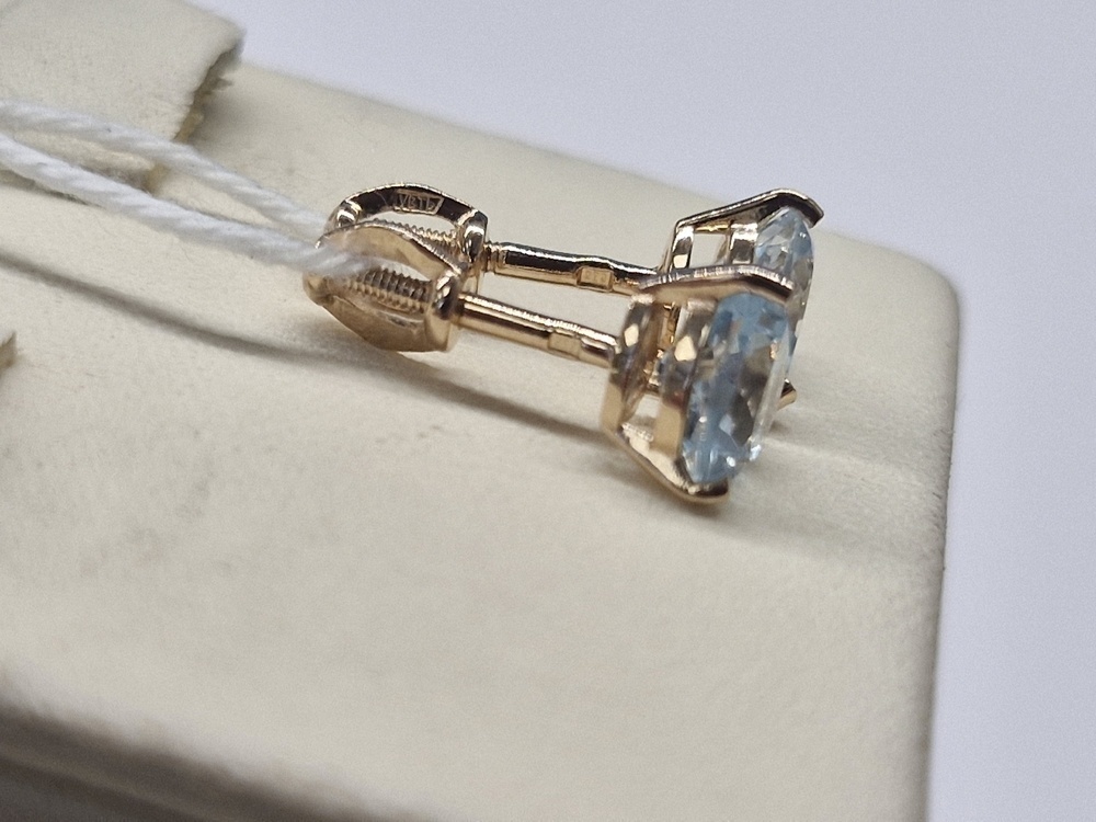 СПУС585 СЕРЬГИ ПУСЕТЫ (Au 585)