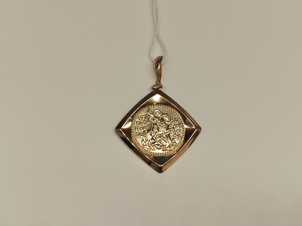 ПОДИБК585 ПОДВЕСКА ИКОНА БЕЗ КАМНЯ (Au 585)