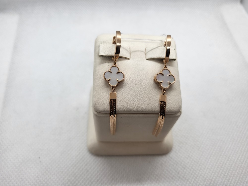 СЕРЬГИ С КАМНЕМ (Au 585)