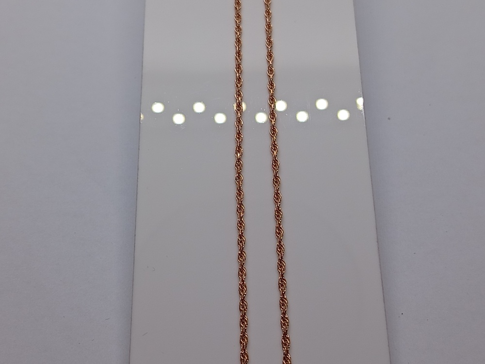 ЦЛВР585 ЦЕПЬ ПОЛНОВЕСНАЯ Веревка (Au 585)