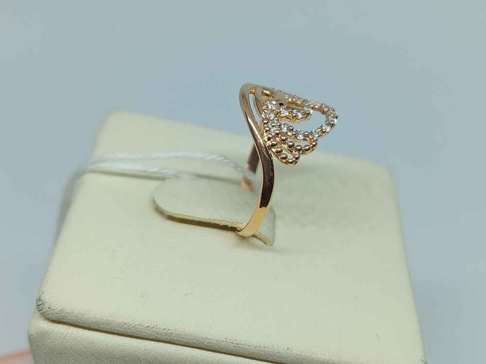 КОЛКМИ585 КОЛЬЦО С КАМНЯМИ (Au 585)