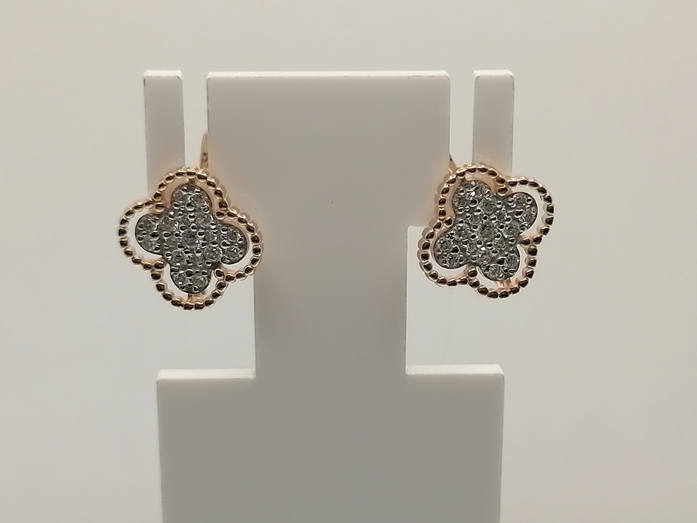 СЕРЬГИ С КАМНЯМИ (Au 585)