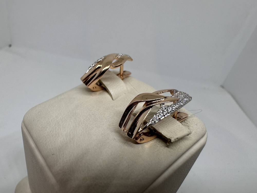 СЕРЬГИ С КАМНЯМИ (Au 585)