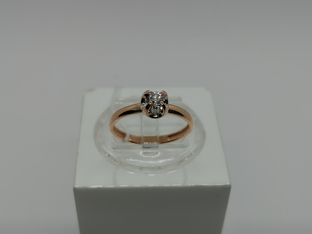 КОЛЬЦО БРИЛЛИАНТ Au 585