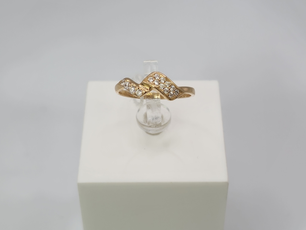 КОЛКМИ585 КОЛЬЦО С КАМНЯМИ (Au 585)