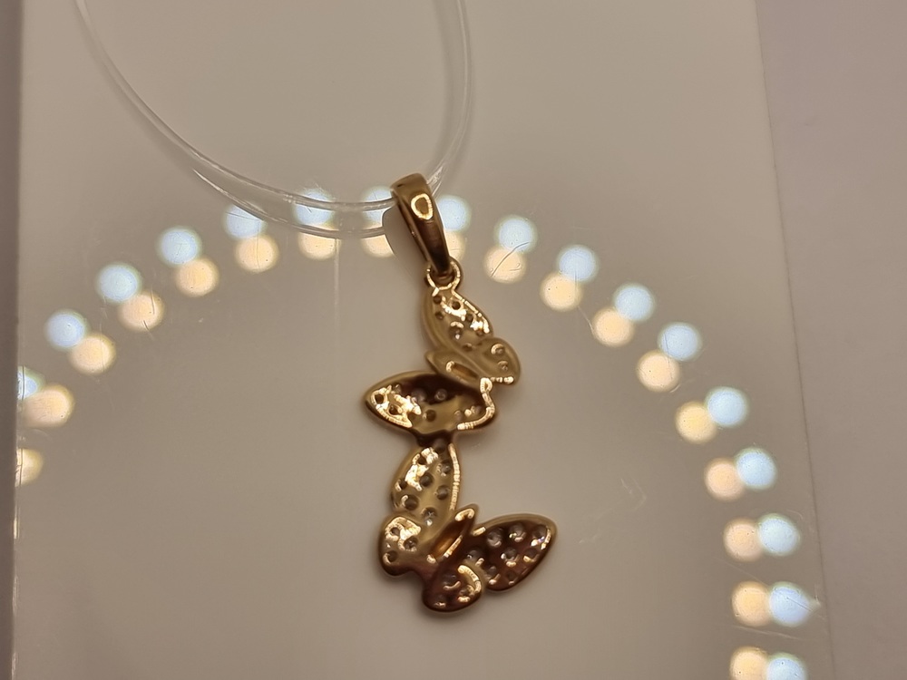 ПОДВЕСКА С КАМНЯМИ (Au 585)