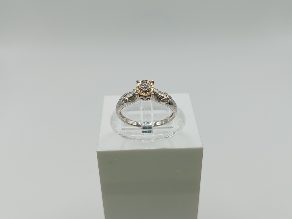 КОЛЬЦО С КАМНЯМИ (Au 585)