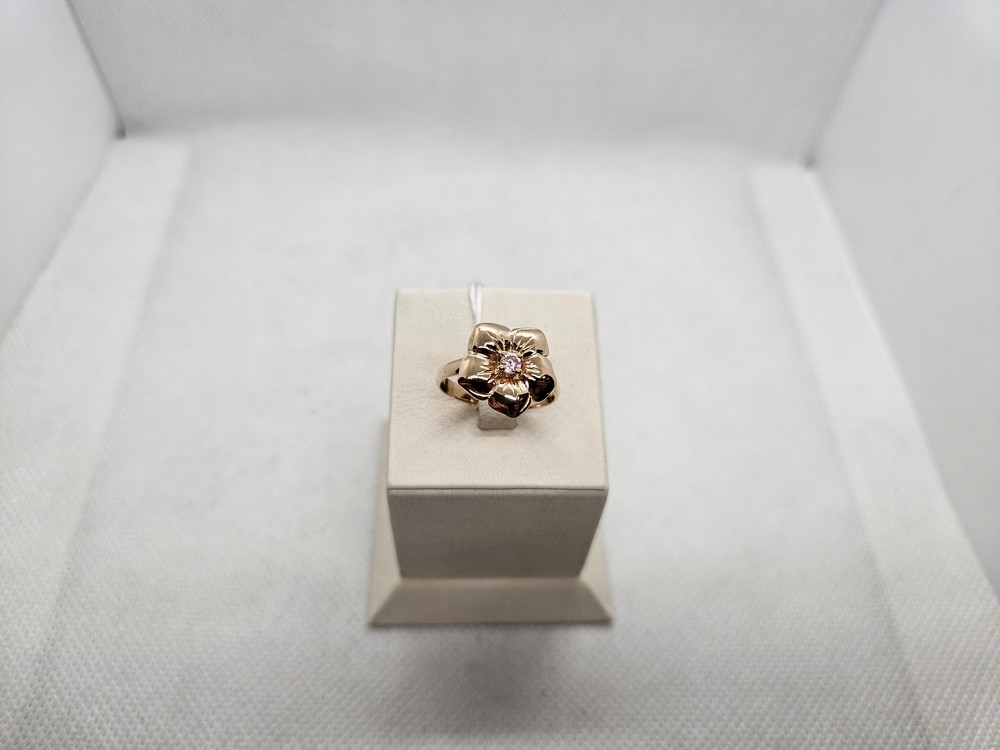 КОЛКМ585 КОЛЬЦО С КАМНЕМ (Au 585)