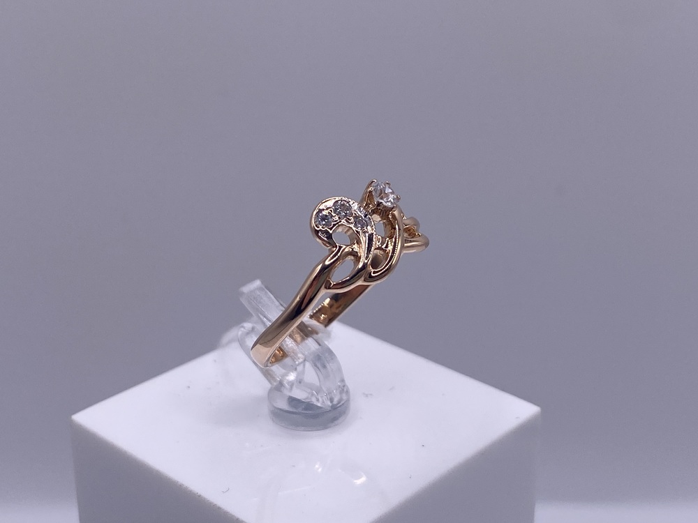 КОЛКМИ585 КОЛЬЦО С КАМНЯМИ (Au 585)