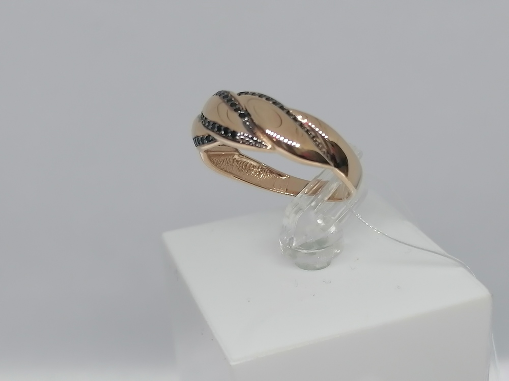 КОЛЬЦО С КАМНЯМИ (Au 585)