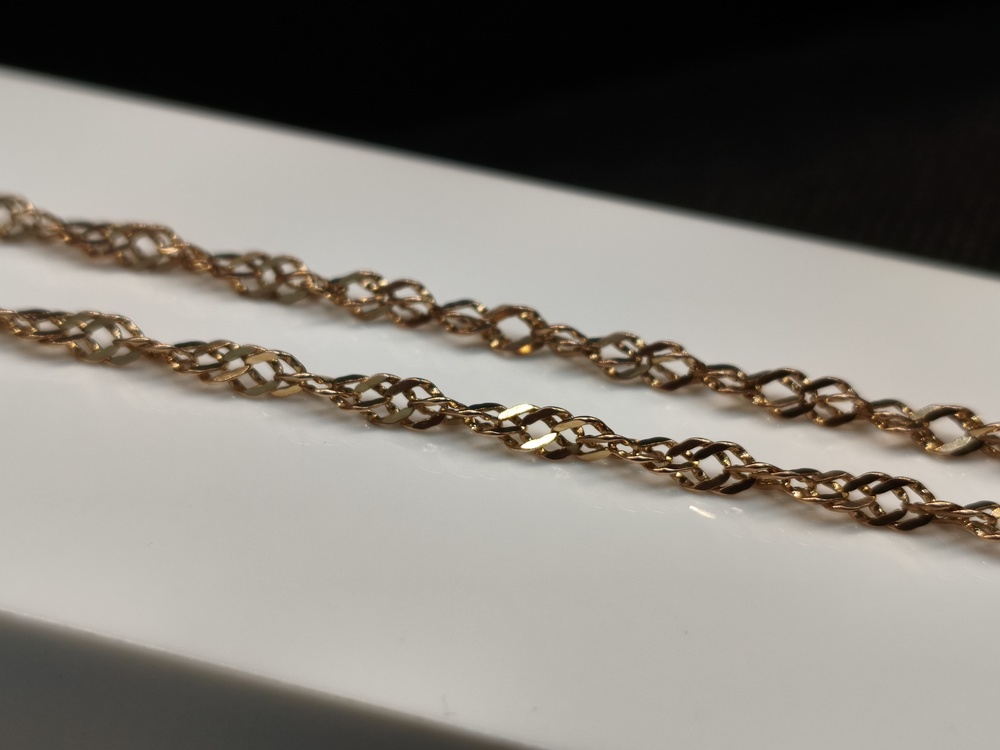 ЦЛСИ585 ЦЕПЬ ПОЛНОВЕСНАЯ Сингапур (Au 585)