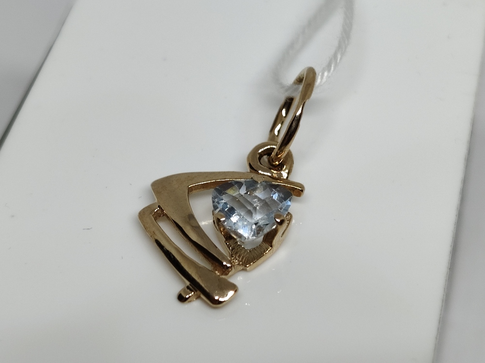 ПОДКМ585 ПОДВЕСКА С КАМНЕМ (Au 585)