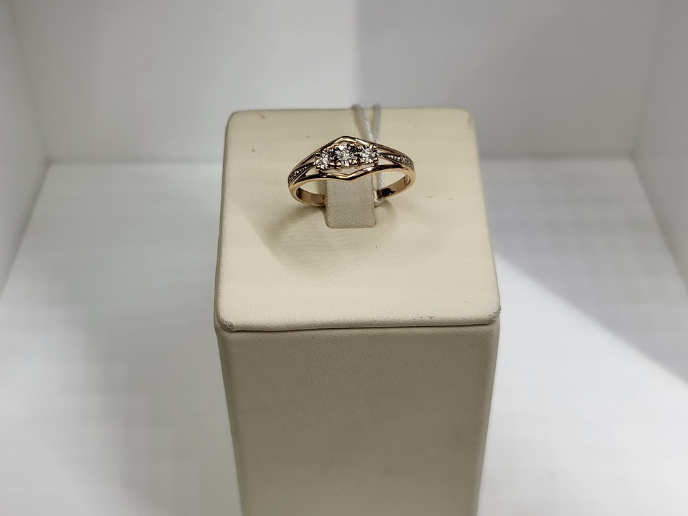 КОЛЬЦО БРИЛЛИАНТ Au 585