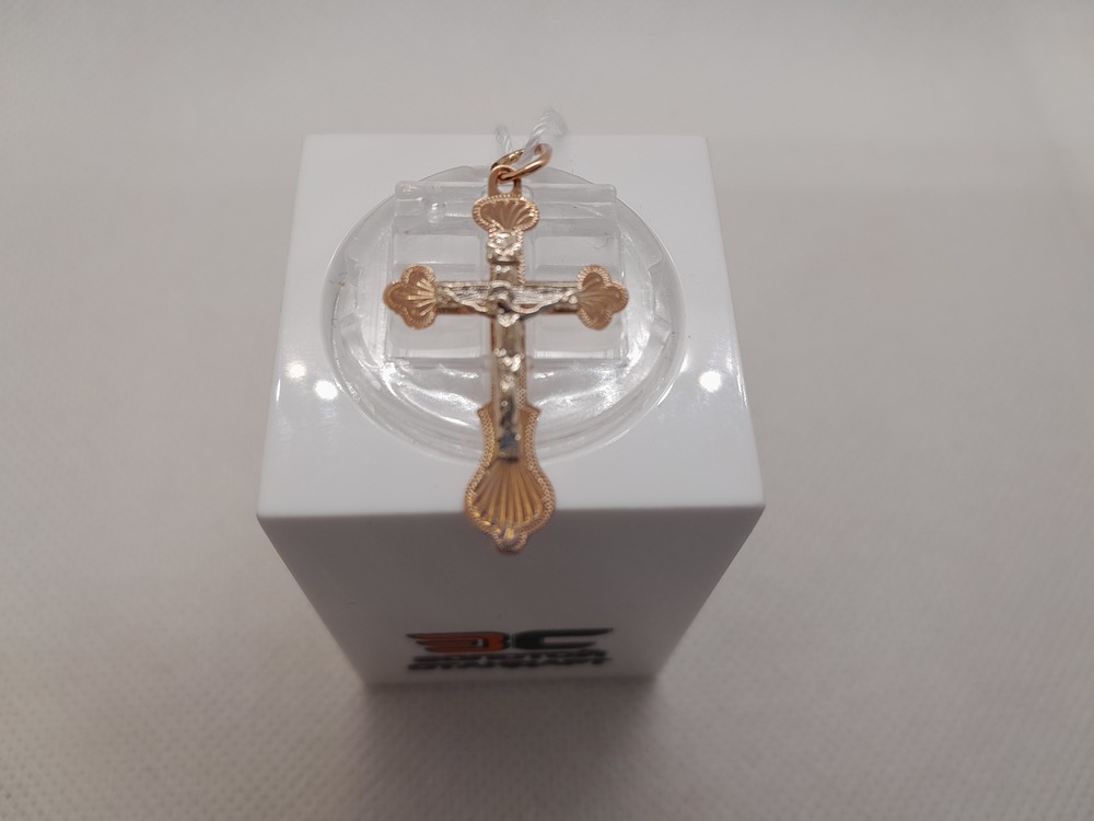 ПОДВЕСКА КРЕСТ БЕЗ КАМНЯ (Au 585)