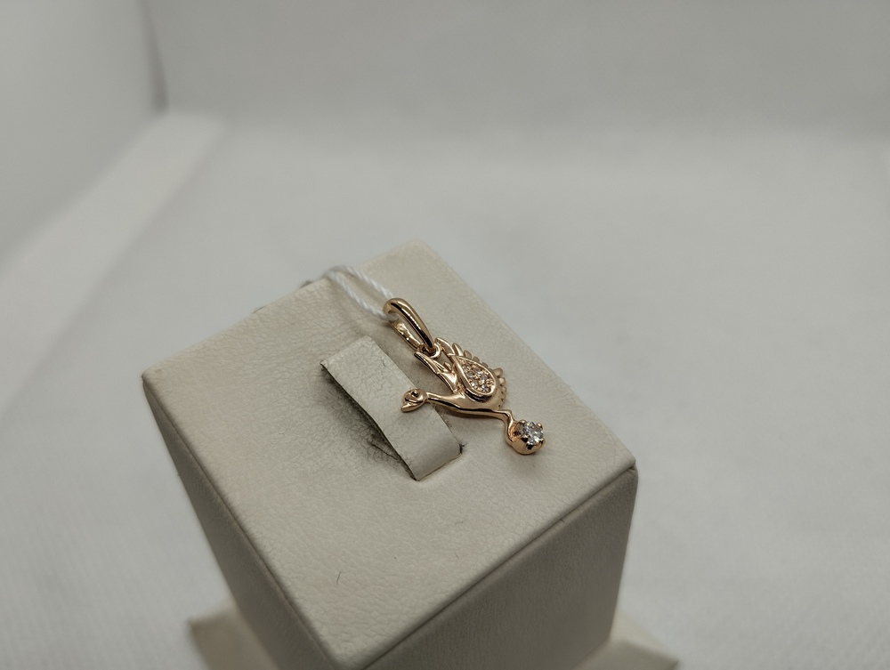 ПОДВЕСКА С КАМНЯМИ (Au 585)