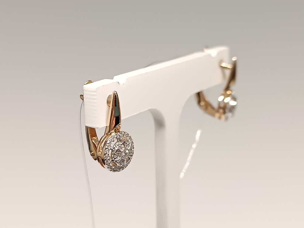 СЕРЬГИ С КАМНЯМИ (Au 585)