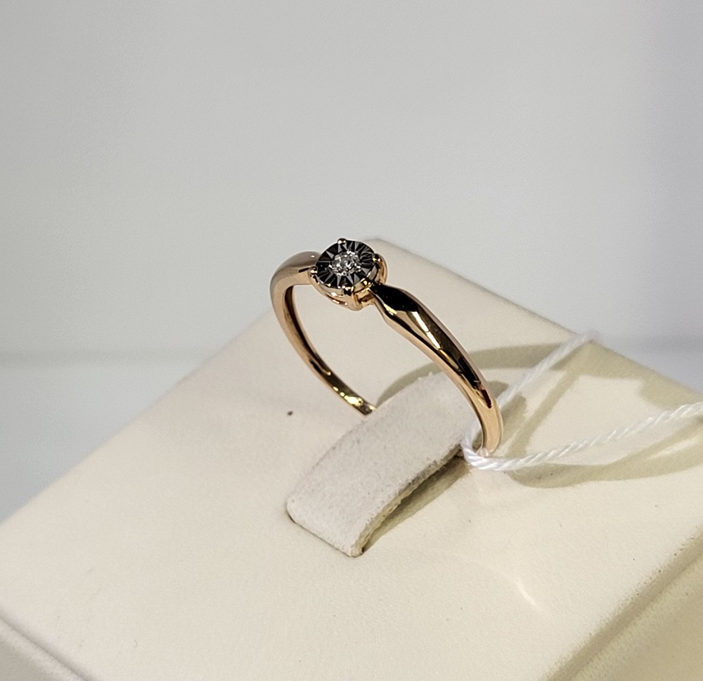 КОЛЬЦО БРИЛЛИАНТ Au 585