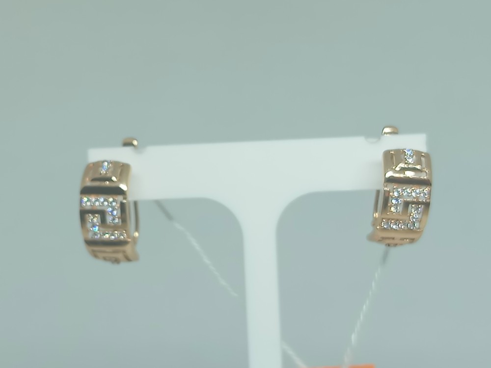 СКМИ585 СЕРЬГИ С КАМНЯМИ (Au 585)