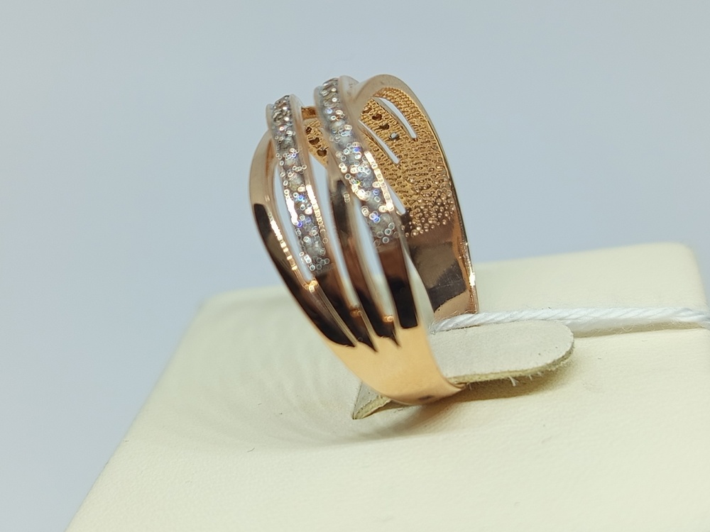 КОЛКМИ585 КОЛЬЦО С КАМНЯМИ (Au 585)