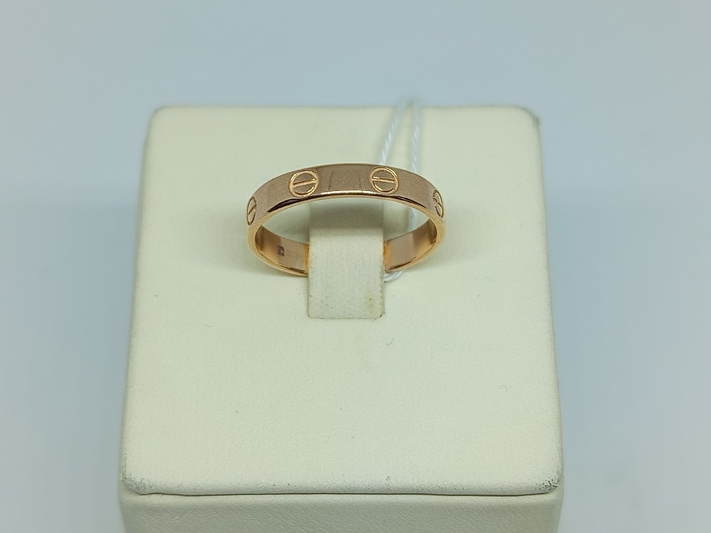 КОЛБКМ585 КОЛЬЦО БЕЗ КАМНЯ (Au 585)