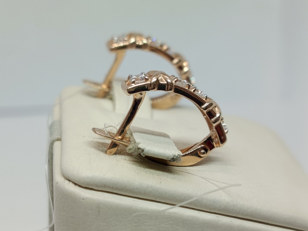 СЕРЬГИ С КАМНЯМИ (Au 585)