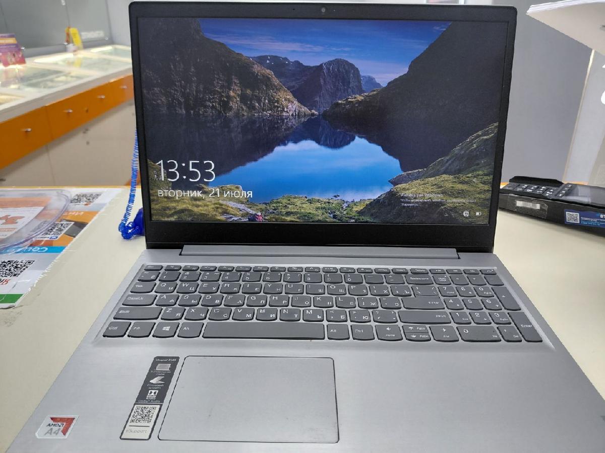 Ноутбук Lenovo; A4-9125, Radeon R3 series, 4 Гб, 256 Гб, Нет