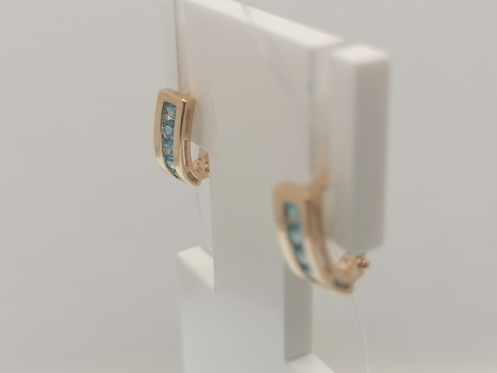 СЕРЬГИ С КАМНЯМИ (Au 585)