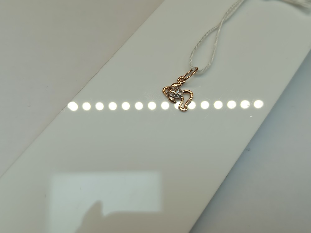 ПОДКМИ585 ПОДВЕСКА С КАМНЯМИ (Au 585)