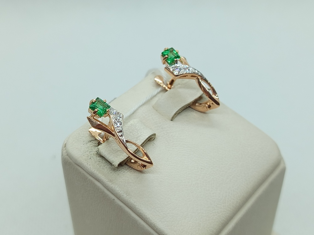 СКМИ585 СЕРЬГИ С КАМНЯМИ (Au 585) СКМИ585 СЕРЬГИ С КАМНЯМИ (Au 585)