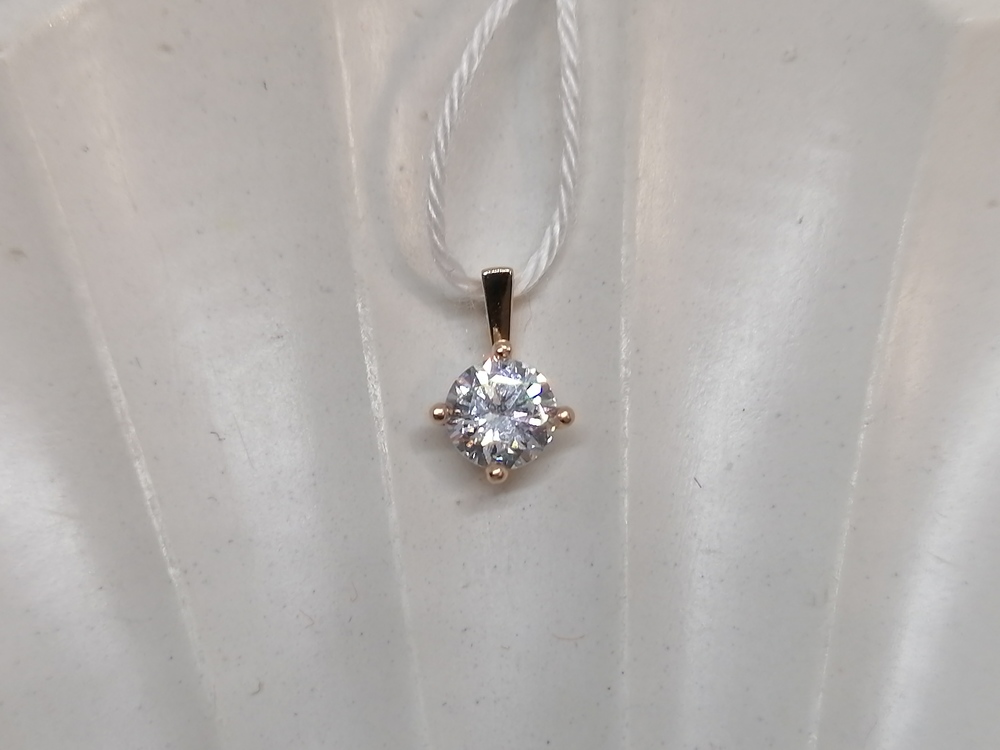 ПОДКМ585 ПОДВЕСКА С КАМНЕМ (Au 585)