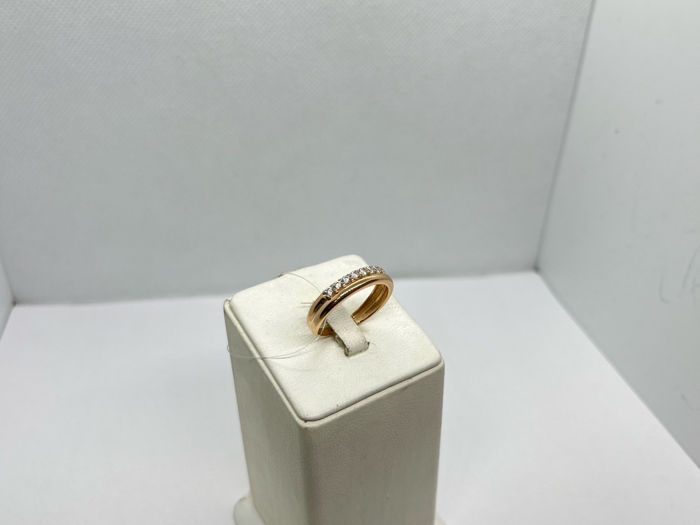 КОЛЬЦО С КАМНЯМИ (Au 585)