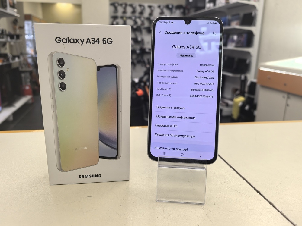 Смартфон Samsung Galaxy A34 5G 6/128