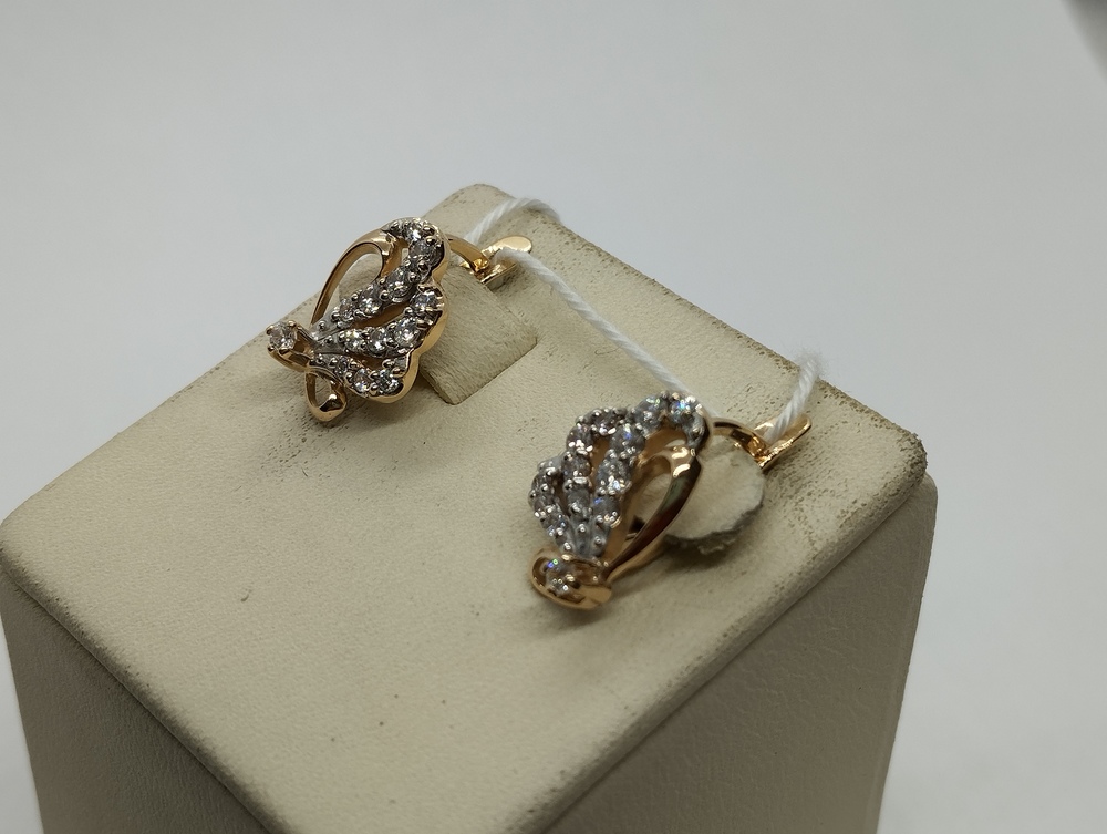 СЕРЬГИ С КАМНЯМИ (Au 585)